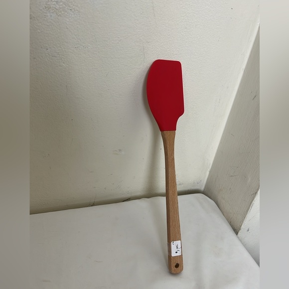 Silicone Spatula Detailed with Santa Laugter “ Ho Ho Ho Handle Xmas Holiday - Picture 3 of 5